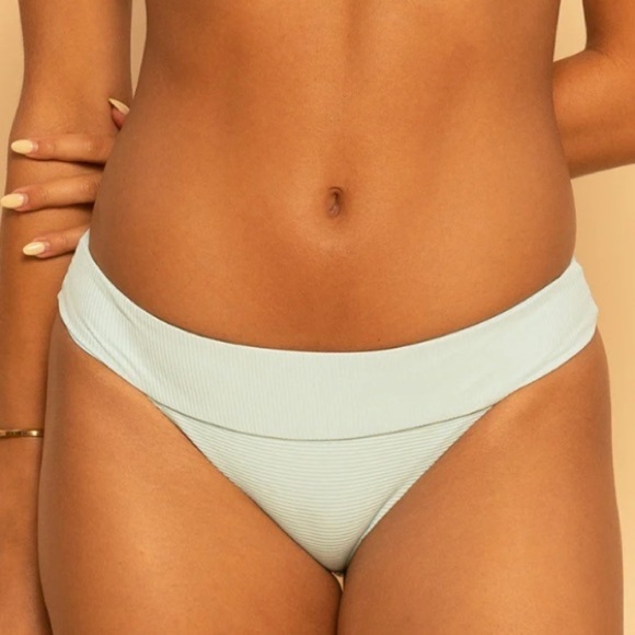 Shore Bimini mint green swim bottom size M new with tag, hiphuger - Picture 1 of 3